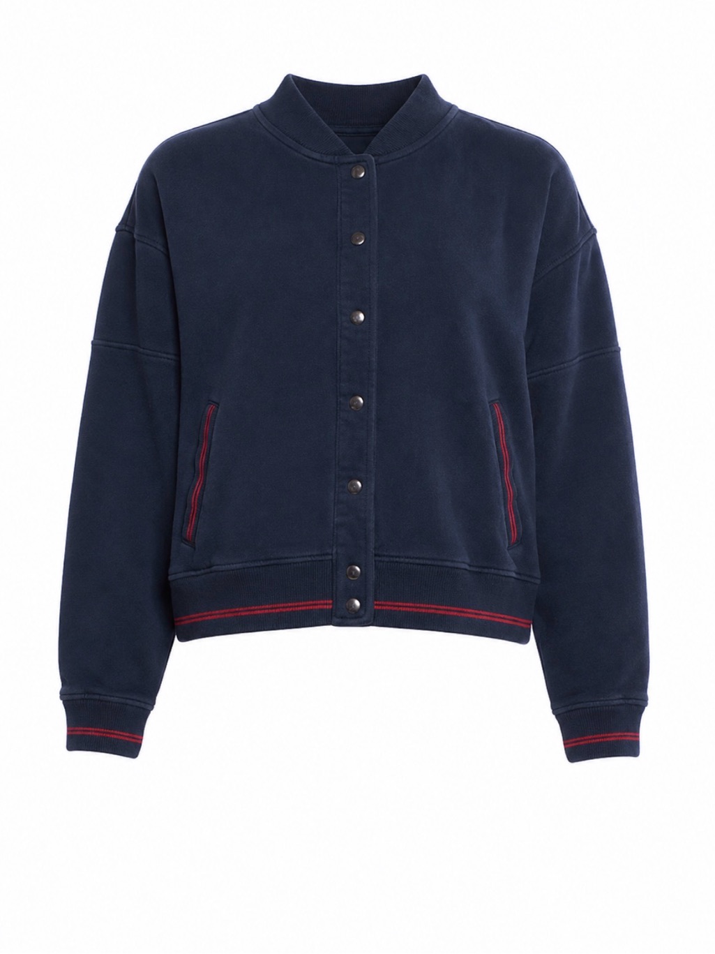 Clare V Le Varsity Snap - Navy $245